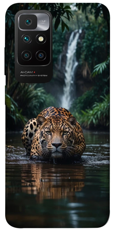 Чохол на Xiaomi Redmi 10 Leopard in water фото 1 з 1