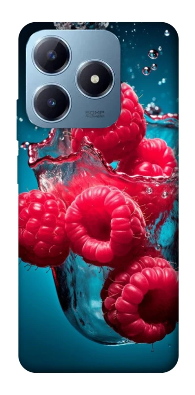 Чехол на Realme C63 Малинка в воде фото 1 из 1