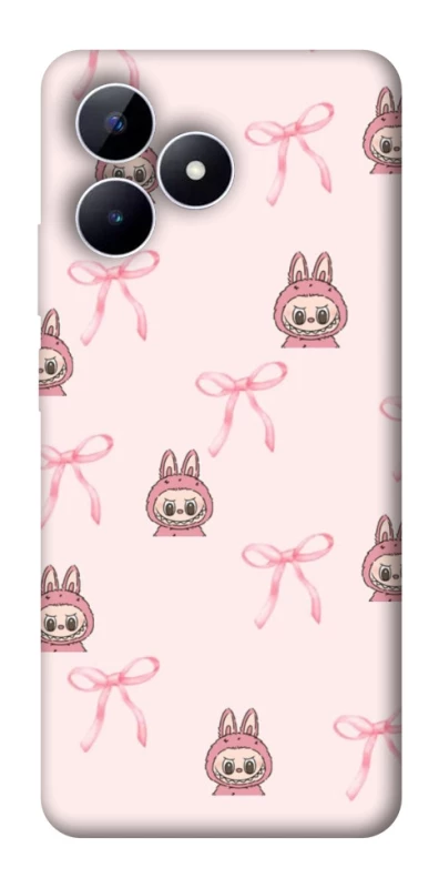 Чохол на Realme Note 50 5G Pink bows and Labubus фото 1 з 1