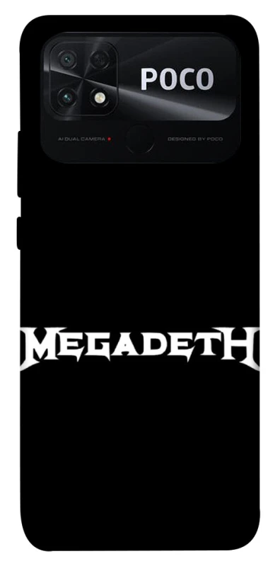 Чохол на Xiaomi Poco C40 Megadeth logo фото 1 з 1