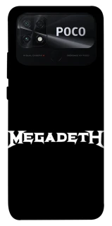 Чехол на Xiaomi Poco C40 Megadeth logo фото 1 Чехол на Xiaomi Poco C40 Megadeth logo фото 1 из 1