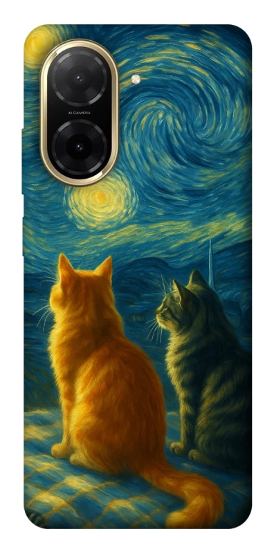Чохол на Xiaomi Redmi A5 (Europe version) Cats under the stars фото 1 з 1