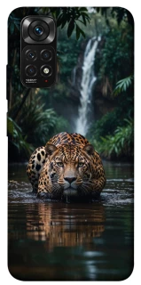 Чехол на Xiaomi Redmi Note 11 (Global) / Note 11S Leopard in water фото 1 из 1