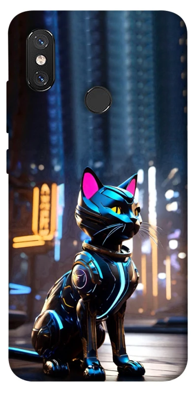 Чохол на Xiaomi Mi 8 Cyber cat фото 1 з 1