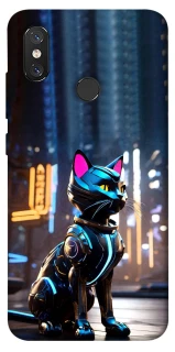 Чехол на Xiaomi Mi 8 Cyber cat фото 1 из 1