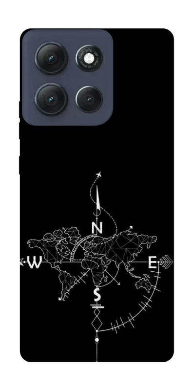 Чохол на Motorola Moto G86 Power Travel Map фото 1 з 1