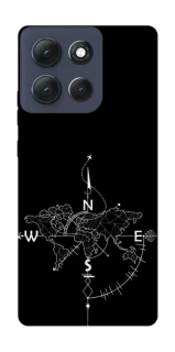 Чохол на Motorola Moto G86 Power Travel Map фото 1 з 1