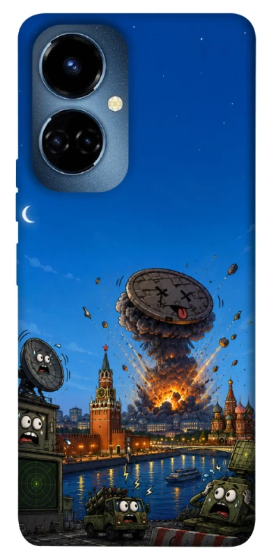 Чохол на TECNO Camon 19 Pro Moscow never sleeps ver.8 фото 1 з 1