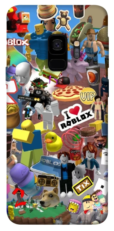Чехол на Samsung Galaxy S9 Roblox collage ver.5 фото 1 из 1
