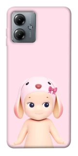 Чехол на Motorola Moto G14 Pink Ribbon Hop фото 1 из 1