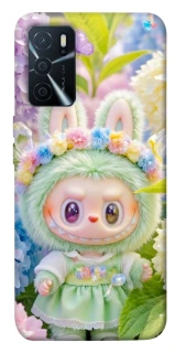 Чехол на Oppo A16s / A16 Labubu & Flowers ver.2 фото 1 из 1