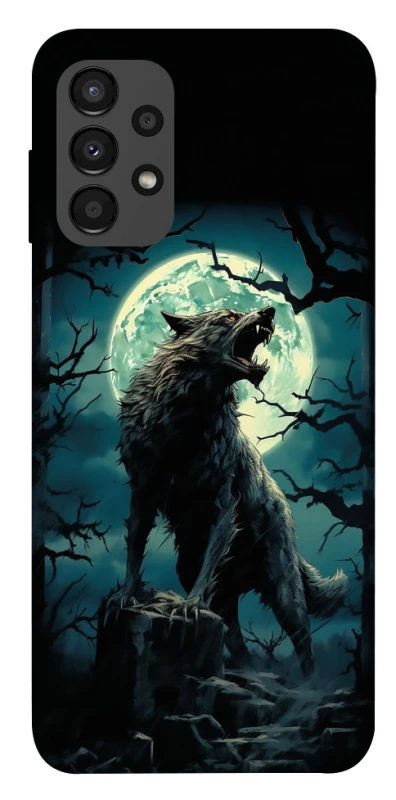 Чехол на Samsung Galaxy A13 4G Волк под луной фото 1 из 1