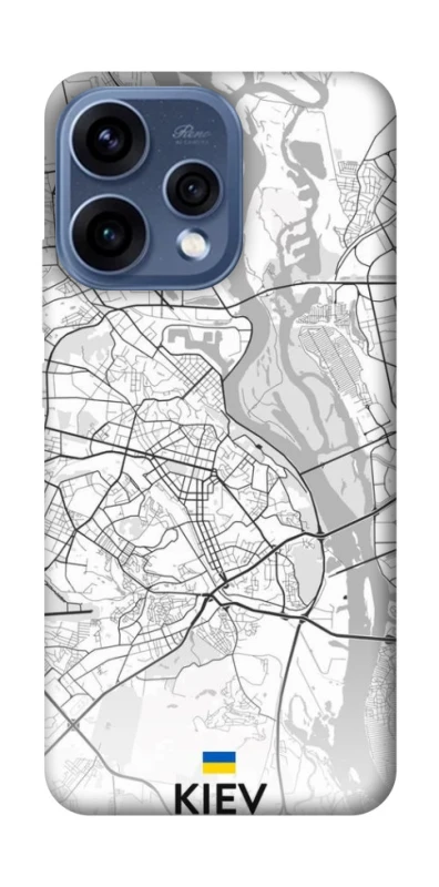 Чехол на Oppo Reno 15 Kiev white map фото 1 из 2