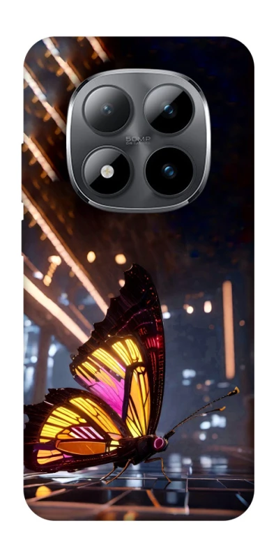 Чехол на Xiaomi Redmi Note 15 Pro 5G Cyber butterfly фото 1 из 1