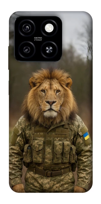 Чехол на ZTE Blade A55 4G Лев защитник фото 1 из 1