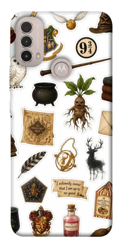 Чохол на Motorola Moto E40 Harry Potter mood фото 1 з 1