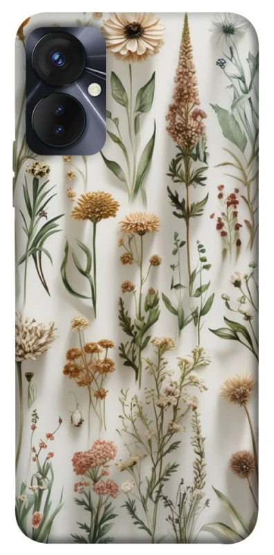 Чехол на TECNO Spark 9 Pro Floral design ver.2 фото 1 из 1