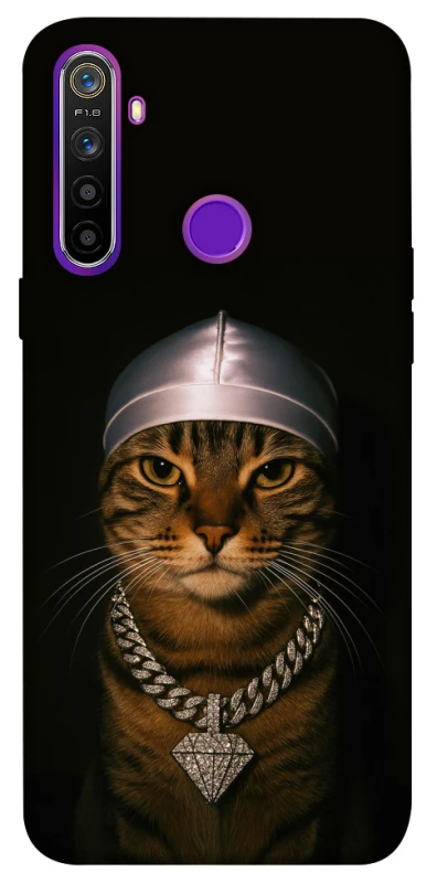 Чохол на Realme 5 Cat in Bling фото 1 з 1