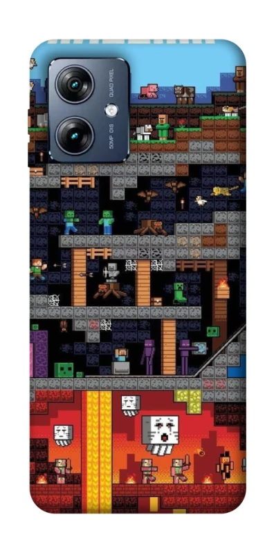 Чохол на Motorola Moto G54 Power Minecraft фото 1 з 1