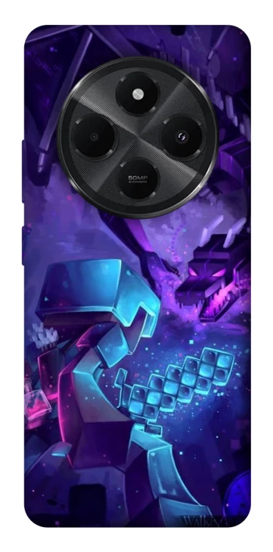 Чехол на Xiaomi Poco C75 Minecraft dragon фото 1 из 1
