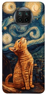Чохол на Xiaomi Mi 10T Lite / Redmi Note 9 Pro 5G van gogh cat фото 1 з 1