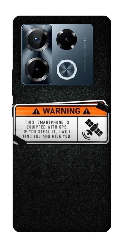 Чехол на Infinix Note 40 Pro 4G Warning фото 1 из 1