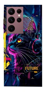 Чехол на Samsung Galaxy S22 Ultra Cyber Cat v2 фото 1 из 1
