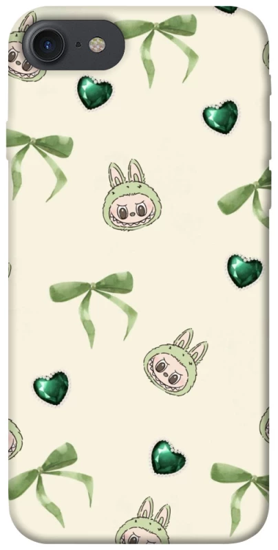 Чехол на Apple iPhone 7 / 8 (4.7") Labubu Green Heart фото 1 из 1