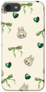 Чехол на Apple iPhone 7 / 8 (4.7") Labubu Green Heart фото 1 из 1