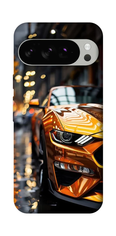 Чохол на Google Pixel 10 Pro Golden sports car фото 1 з 1