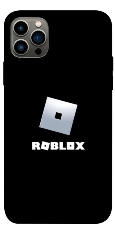 Чехол на Apple iPhone 12 Pro (6.1") Roblox logo black фото 1 из 1