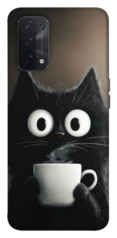 Чохол на Oppo A54 5G / A74 5G morning cat фото 1 з 1