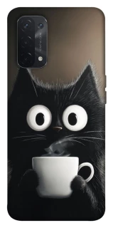 Чохол на Oppo A54 5G / A74 5G morning cat фото 1 з 1