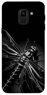 Чохол на Samsung J600F Galaxy J6 (2018) Black dragonfly фото 1 з 1