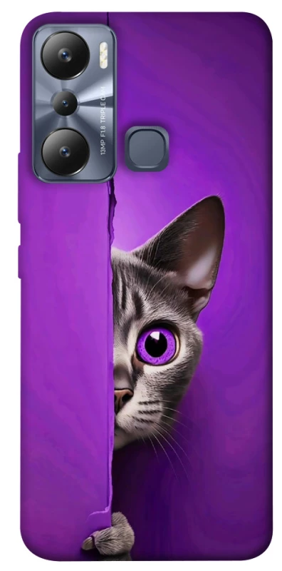 Чохол на Infinix Hot 20i Кіт-підглядач фото 1 з 1