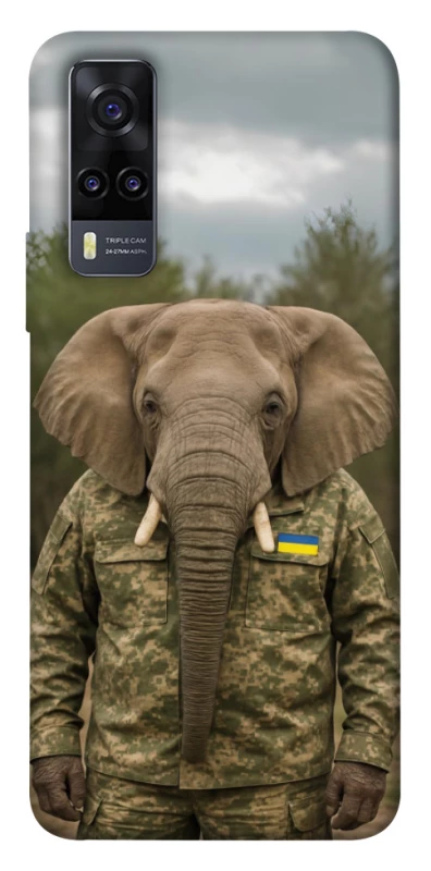 Чохол на Vivo Y31 Слон захисник фото 1 з 1