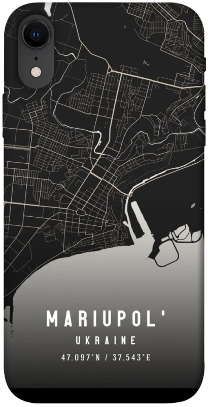Чехол на Apple iPhone XR (6.1") Mariupol map фото 1 из 1