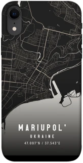 Чохол на Apple iPhone XR (6.1") Mariupol map фото 1 з 1