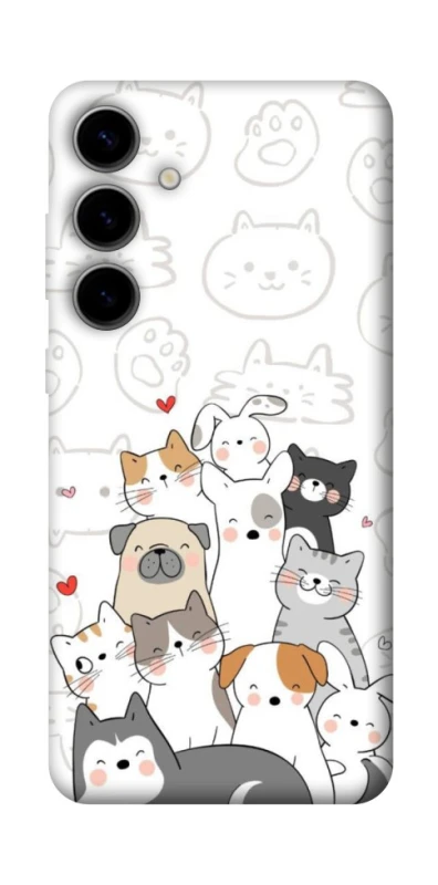 Чехол на Samsung Galaxy S25 Funny Pets фото 1 из 1