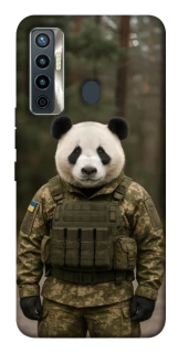 Чехол на TECNO Camon 17 Панда защитник фото 1 из 1