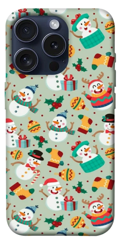 Чехол на Apple iPhone 15 Pro (6.1") Новогодний v2 фото 1 из 1