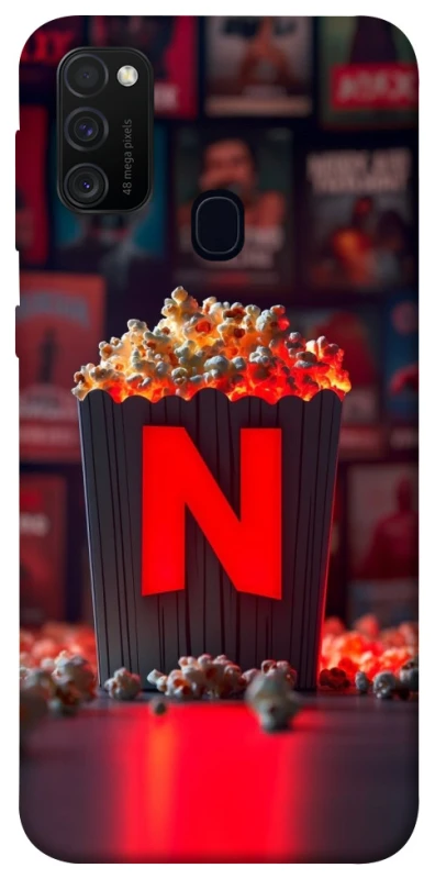 Чохол на Samsung Galaxy M21 Netflix and popcorn фото 1 з 1