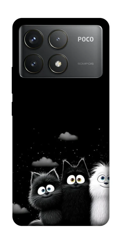 Чохол на Xiaomi Poco F6 Pro Three Cats фото 1 з 1