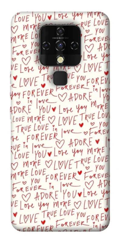 Чехол на TECNO Camon 16 SE Love aesthetic ver.4 фото 1 из 1