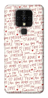 Чохол на TECNO Camon 16 SE Love aesthetic ver.4 фото 1 з 1