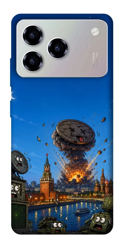 Чохол на ZTE Blade A76 Moscow never sleeps ver.8 фото 1 з 1