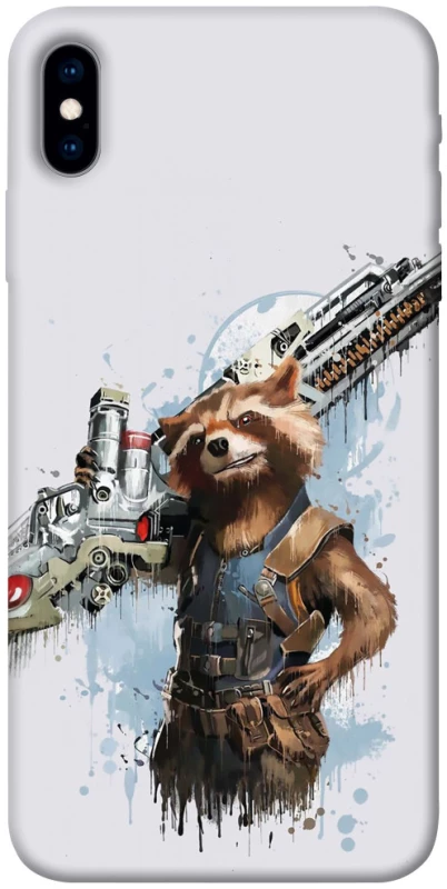 Чехол на Apple iPhone X (5.8") Rocket Raccoon фото 1 из 1