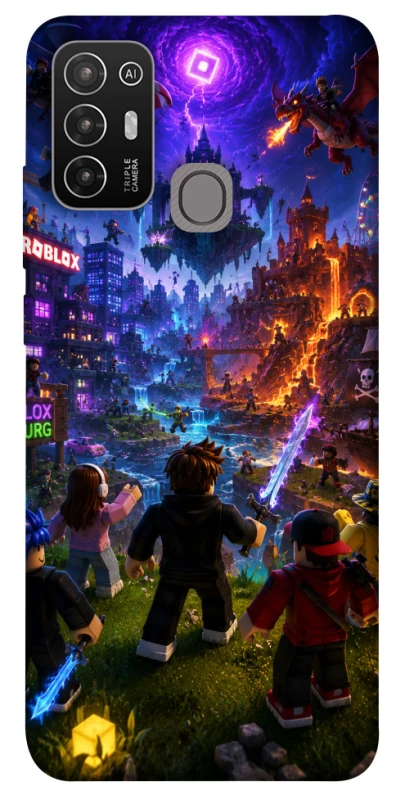 Чехол на ZTE Blade A52 Roblox aesthetics ver.12 фото 1 из 1