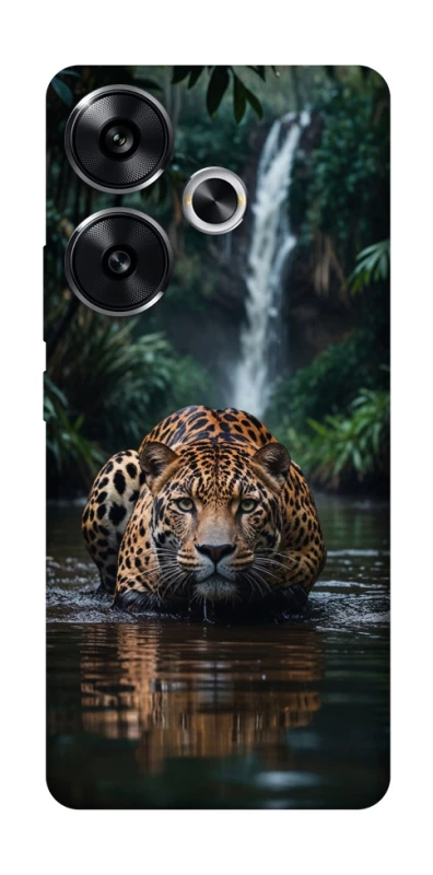 Чохол на Xiaomi Poco F6 Leopard in water фото 1 з 1