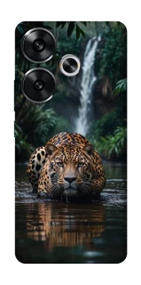 Чехол на Xiaomi Poco F6 Leopard in water фото 1 из 1